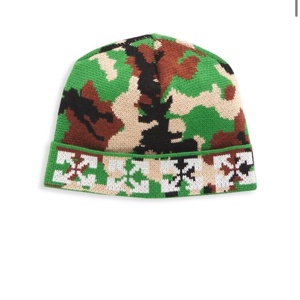Off-White Boy's Arrows Camo Beanie